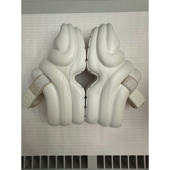 UGG Women's Sport Yeah Platform Sandal in White Size 8 - Picture 3 of 11